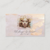 *~* QR Vrouwen Girly Peach Beige Pastel Visitekaartje