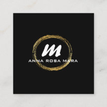 *~* QR Zwart Goud Wit Dramatisch Elegant AP65