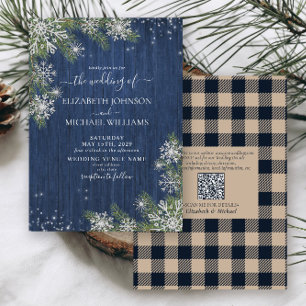 QRCode Blue Silver WinterWood Betrouwbaar Kaart