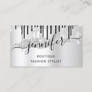 QRCode Logo Abstract Online Winkel Silver Grey Dri Visitekaartje