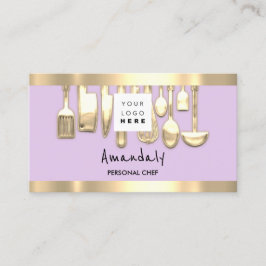 QRCode Personal Chef Cooking Restaurants Lila Visitekaartje