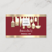 QRCode Personal Chef CookingRestaurant StreetFood Visitekaartje (Voorkant)