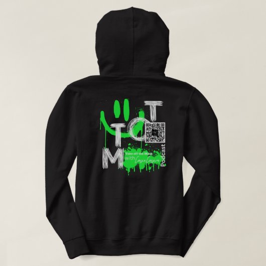 QRCODE_TOTM_SCRIBBLE HOODIE (Design achterkant)