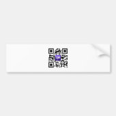 QReller.com de gecodeerde accessoires van de Douan Bumpersticker (Voorkant)