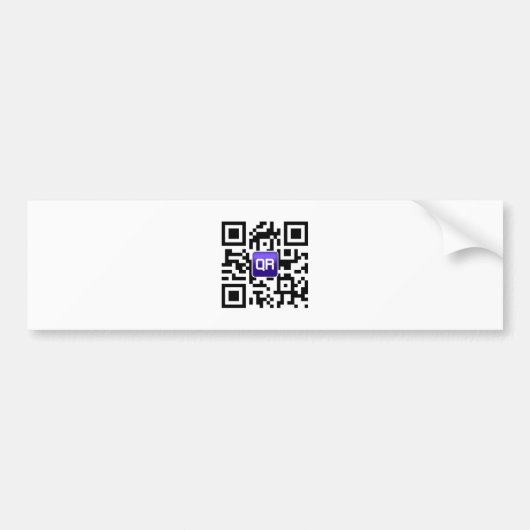 QReller.com de gecodeerde accessoires van de Douan Bumpersticker (Voorkant)