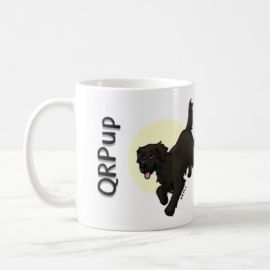 QRPup Cup - Chocolate Koffiemok (Links)