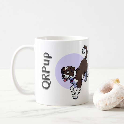 QRPup Cup - Hazel Koffiemok (Met donut)