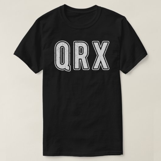 QRX Q Code Ham Radio Essential T-Shirt.png T-shirt (Design voorkant)
