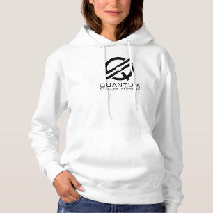 QSI Secondary Logo - Zwart Inkt - Hoodie voor dame