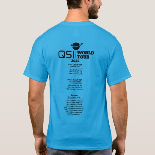 QSI - World Tour 2024 T-shirt (Achterkant)