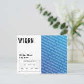 QSL Card Add Your Own Photo Briefkaart (Staand voorkant)