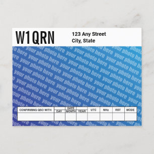 QSL Kaart Voeg je eigen foto toe