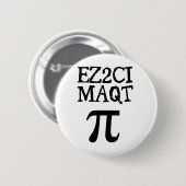QT Pi Cutie Pie Ronde Button 5,7 Cm (Voorkant /achterkant)