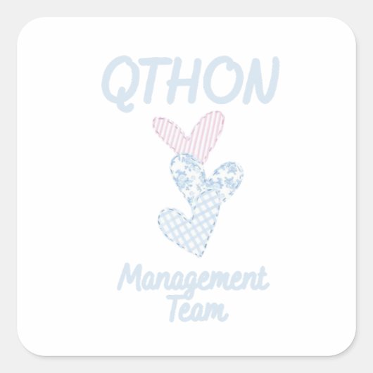 QTHON Management Sticker (Voorkant)
