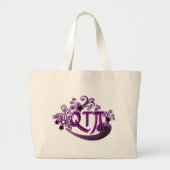 QTPi Phonetic Cutie Pie  Girl Grote Tote Bag (Voorkant)