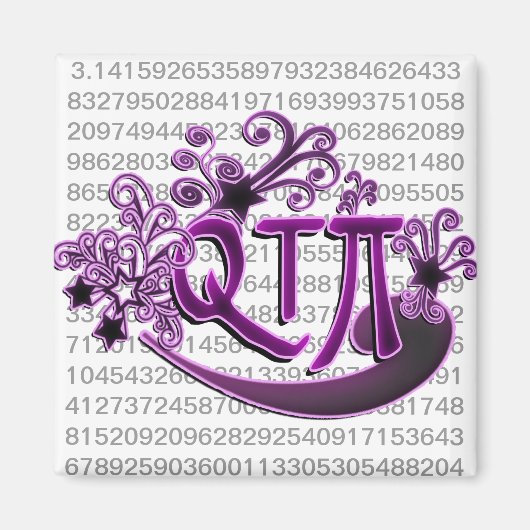 QTPi Phonetic Cutie Pie Girl Magneet (Voorkant)