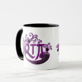 QTPi Phonetic Cutie Pie Girl Mok (Voorkant links)