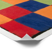 "QU 1" Kleurenkaart | Paul Klee | Poster (Hoek)