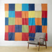 "QU 1" Kleurenkaart | Paul Klee | Wandkleed (In Situ (horizontaal))