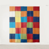 "QU 1" Kleurenkaart | Paul Klee | Wandkleed (Voorkant)