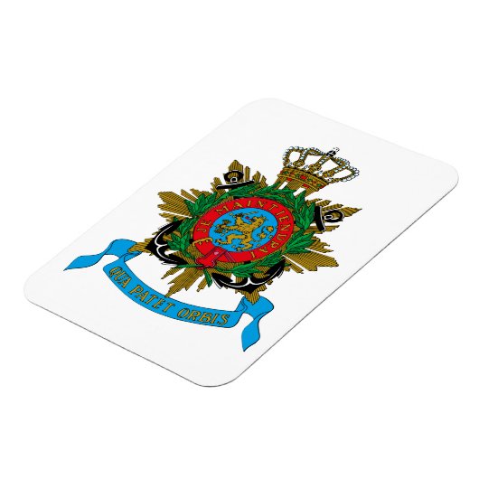 Qua Patet Orbis - Korps Mariniers Embleem Magneet (Linkerzijde)