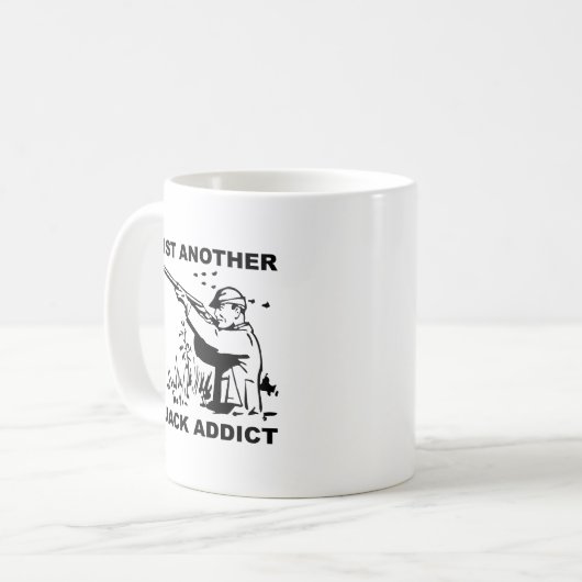 Quack Addict Funny Mug Koffiemok (Voorkant links)
