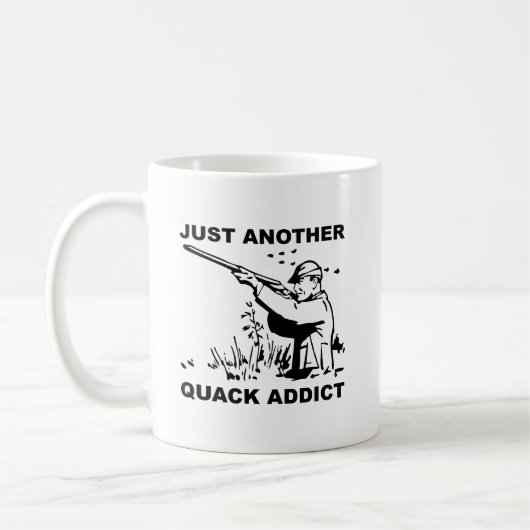 Quack Addict Funny Mug Koffiemok (Links)