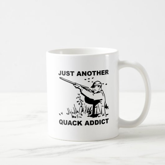 Quack Addict Funny Mug Koffiemok (Rechts)