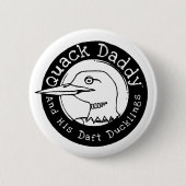 Quack Dad Loon Logo Button (Voorkant)