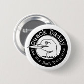 Quack Dad Loon Logo Button (Voorkant /achterkant)
