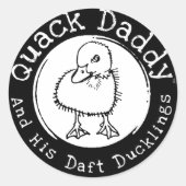 Quack Daddy "Daft Duckling" Stickers (Voorkant)