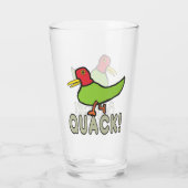 Quack Duck Quacking Glas (Achterkant)