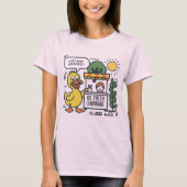 Quack for Grapes | Funny Duck at Lemonade Stand T-shirt (Voorkant)