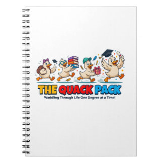 Quack Pack Eend Afstudeerhumor Notitieboek