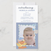 Quack Quack Baby Geboorteaankondiging :: 01 Aankondiging (Voorkant)