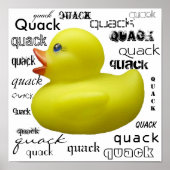Quack Quack Duckie Poster (Voorkant)