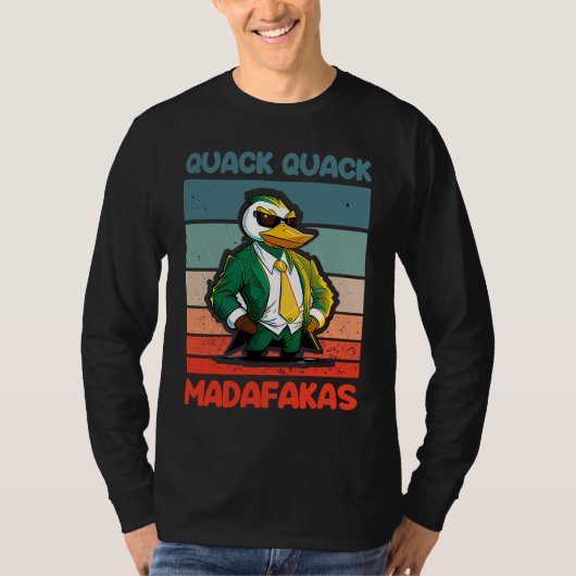 Quack Quack Madafakas Ducks Duck Rubber Duck  Cool T-shirt (Voorkant)