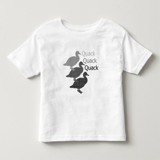 Quack Quack Quack Kinder Shirts (Voorkant)