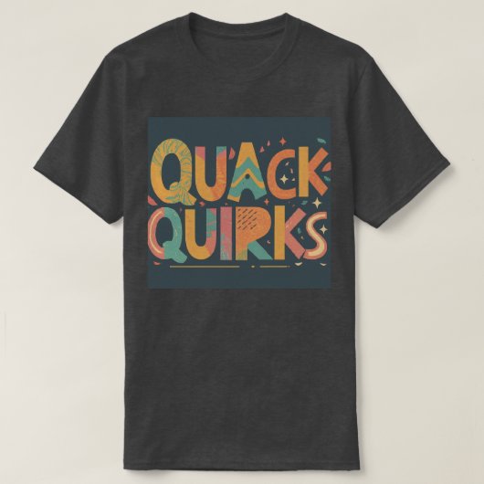 Quack Quirks T-shirt – leuk & uniek design (Design voorkant)