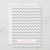 Quack Rubber Ducky Girl Baby shower Uitnodiging (Achterkant)