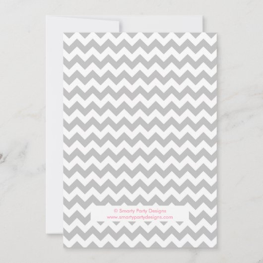 Quack Rubber Ducky Girl Baby shower Uitnodiging (Achterkant)