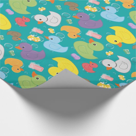 Quack-tastic Rubber Duck Wrapping Papier (Hoek)