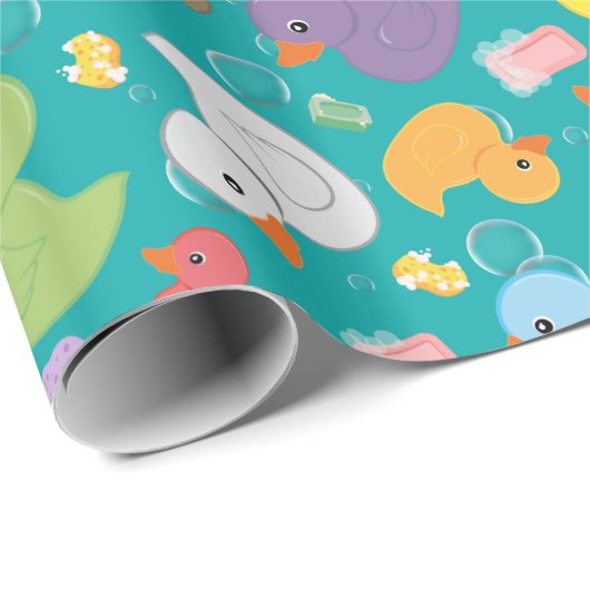 Quack-tastic Rubber Duck Wrapping Papier (Rol Hoek)
