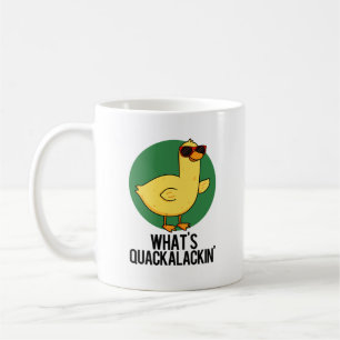 Quackalackin Funny Duck Pun Koffiemok