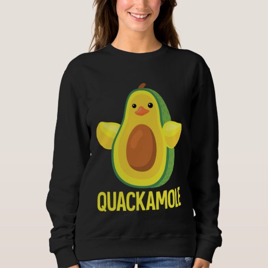 Quackamole I Quack Duck chick goose Avocado Trui (Voorkant)