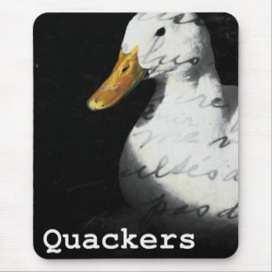 Quackers Duck Collage Muismat