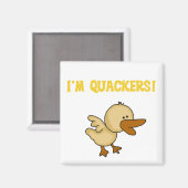 Quackers Eend Tshirts en geschenken Magneet (Voorkant / Achterkant)