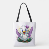 Quackin' Cute Tote Bag (Achterkant)