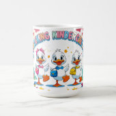 "Quacking Kindergarten – Cute Duck Back-to-School  Koffiemok (Center)