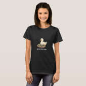 Quackmate Eendenschaken Grappige Woordspeling T-shirt (Voorkant volledig)